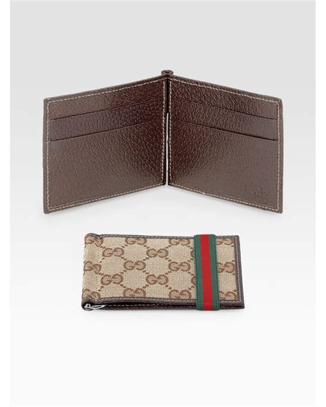 vintage gucci money clip|money clipper wallet gucci.